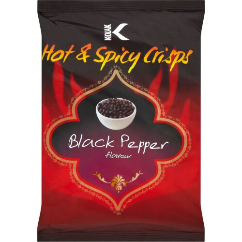 Kolak - Black Pepper Crisps - 25g (Pack of 10)