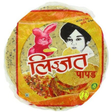 Lijjat Pappadum Punjabi Masala Flavour - 200g (pack of 3)