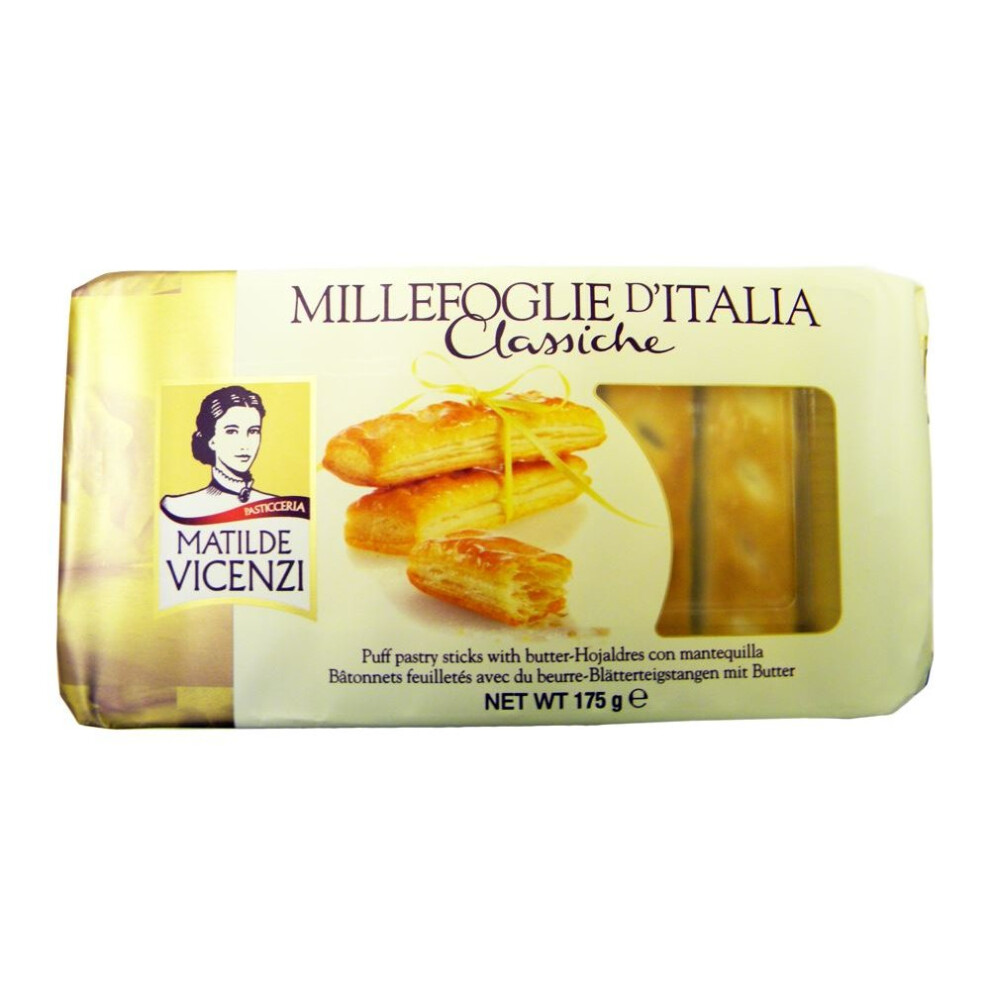 Matilde Vicenzi - Italian Puff Pastry Sticks - 175G (Pack Of 3)