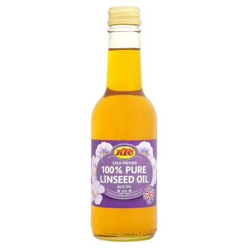 KTC 100% Pure Cold Pressed Linseed (Alsi Oil) 250ml - Edible