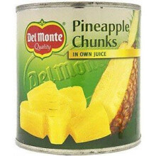 Del Monte Pineapple Chunks in Juice 435g Pack of 2
