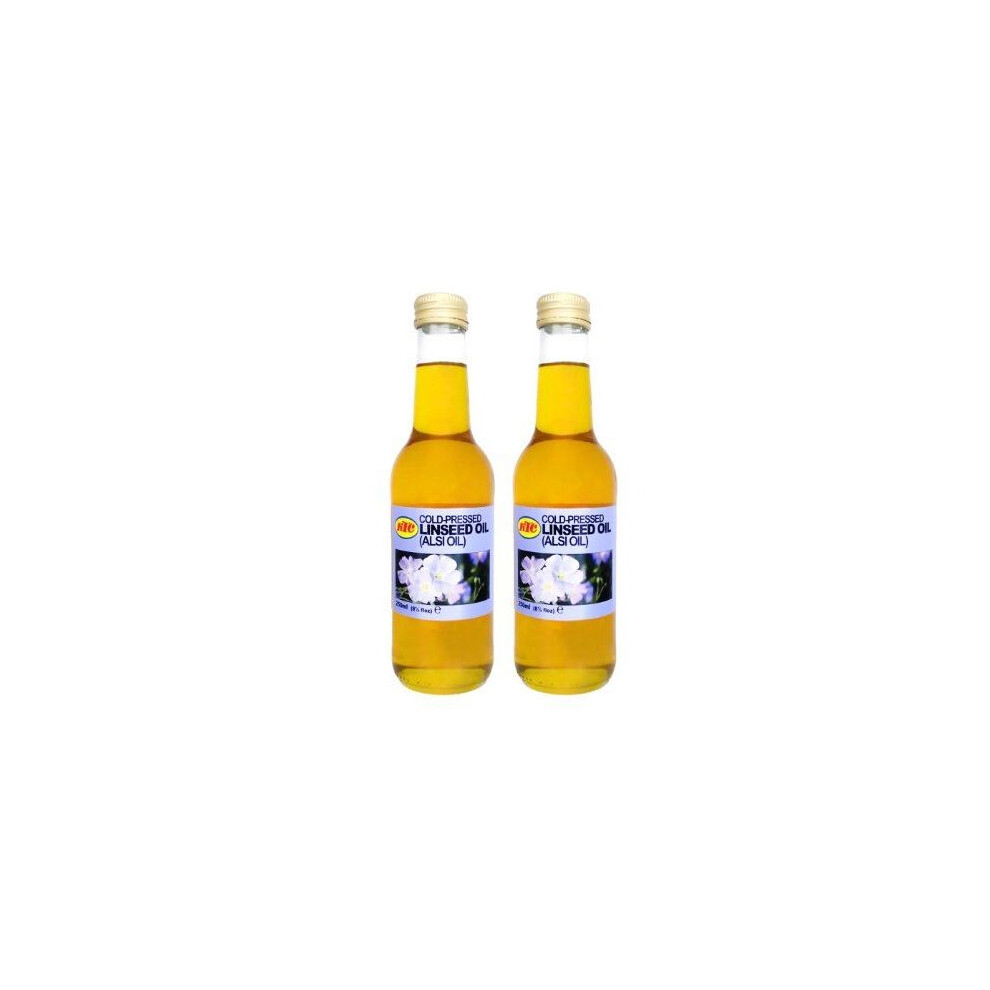 Ktc 100% Pure Cold Pressed Linseed (Alsi Oil) - 250Ml (Pack Of 2)