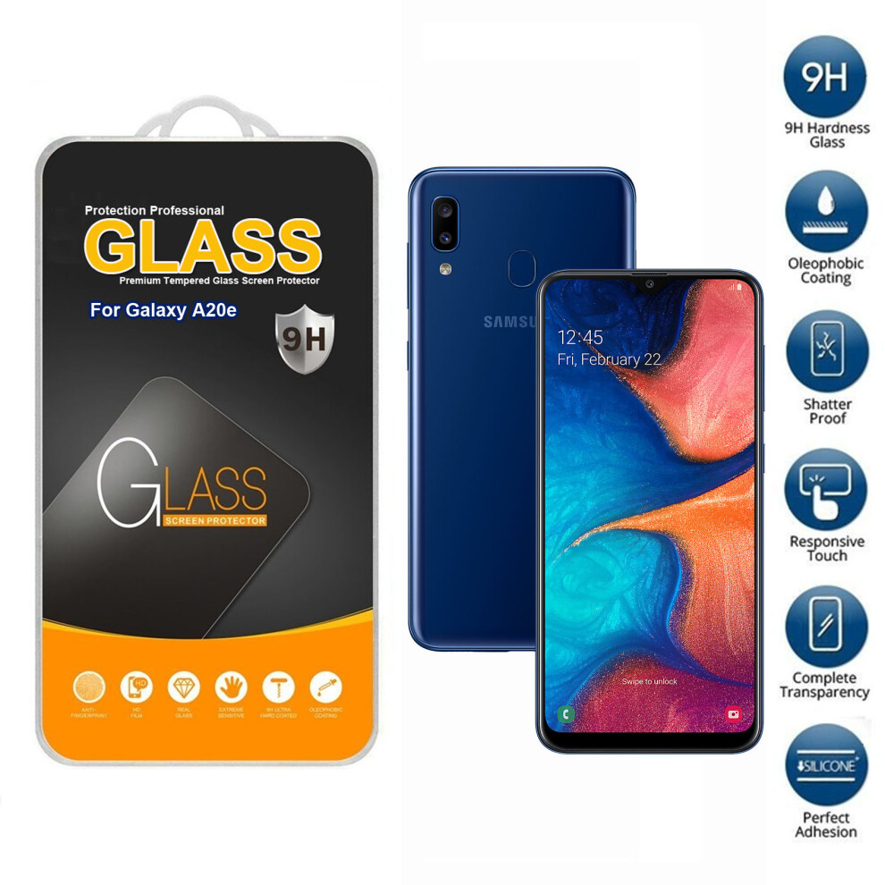 Screen Protector Tempered Glass For Samsung Galaxy A20e 2019