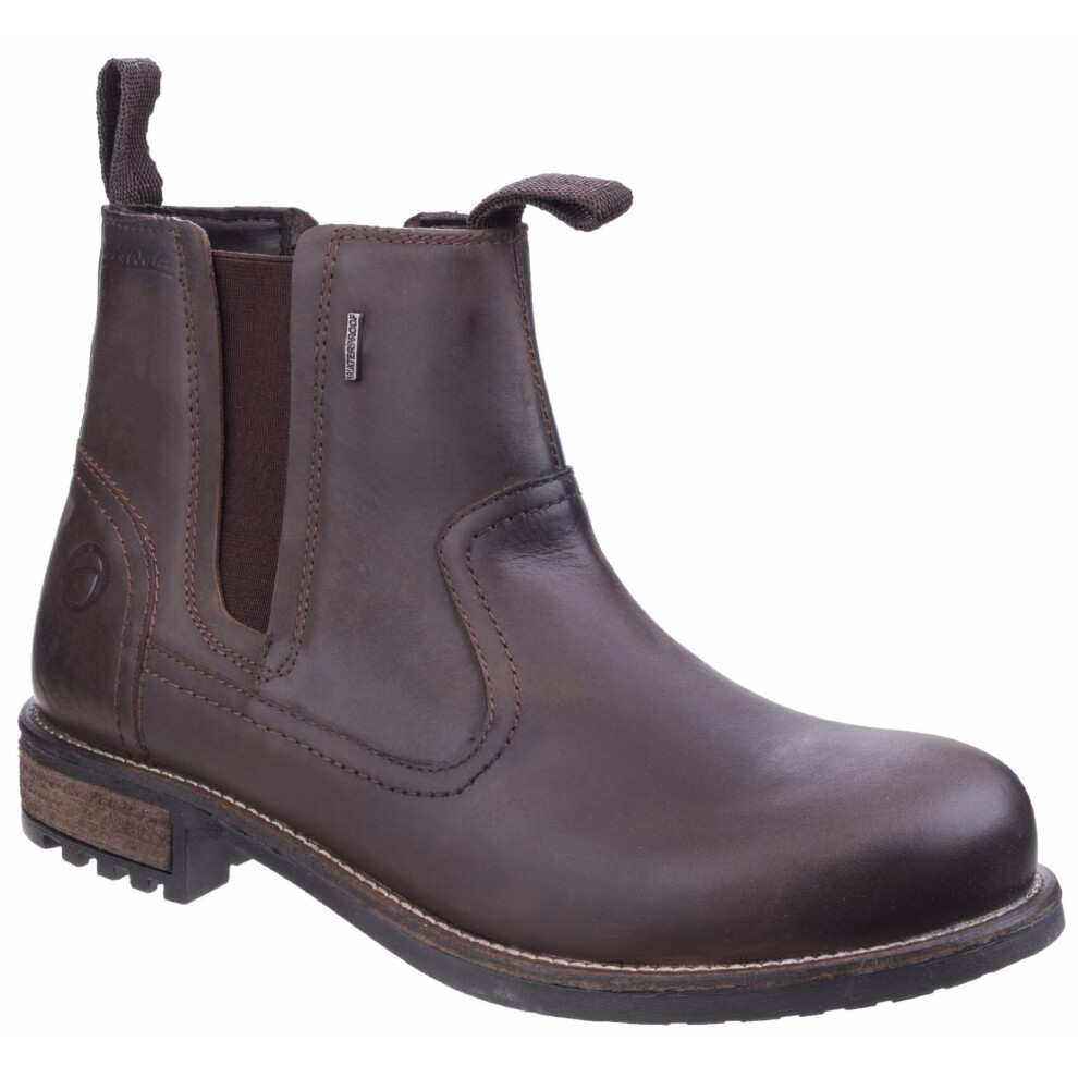 (9 UK, Brown) Cotswold Mens Worcester Moisture Wicking Pull On Boots