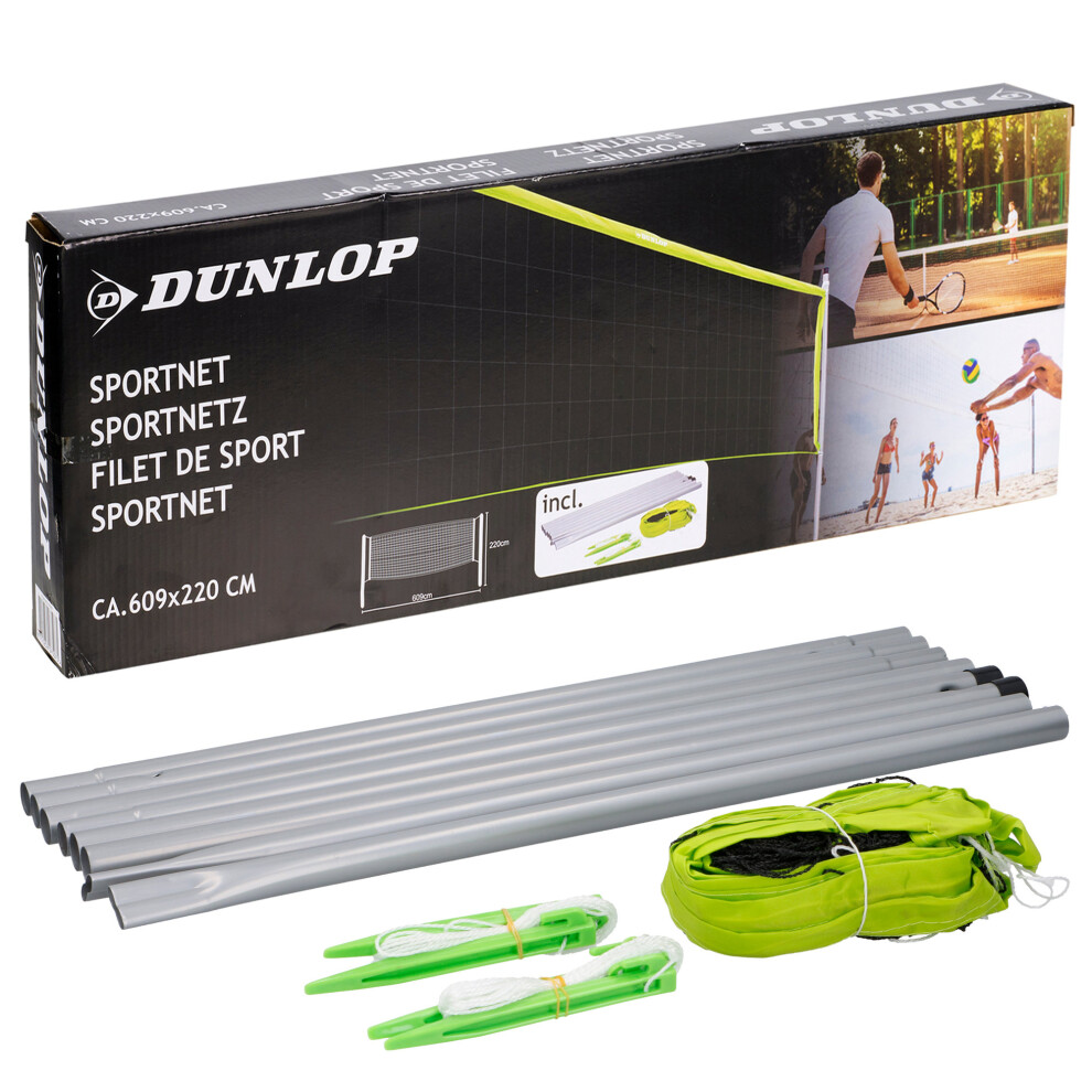 Urbn Living Large 6M Adjustable Foldable Portable Badminton Tennis Volleyball Net