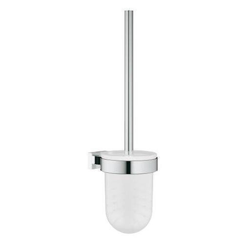 Grohe Grohe Essentials Cube Chrome Toilet Brush Set Brand New In Box