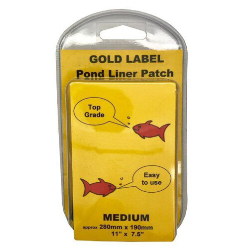 Gold Label Pond Liner Patch Repair Kit Medium 11"x7.5"