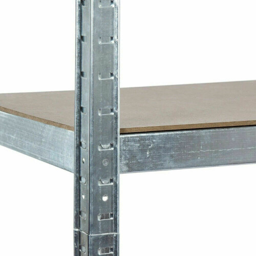 4 Tier Heavy Duty Metal Galvanised Shelving Rack Unit Garage Storage 2
