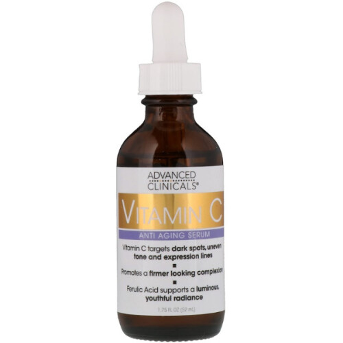 Advanced Clinicals, Serum Witaminy C, Anti-Aging, 1,75 fl oz (52 ml) 2