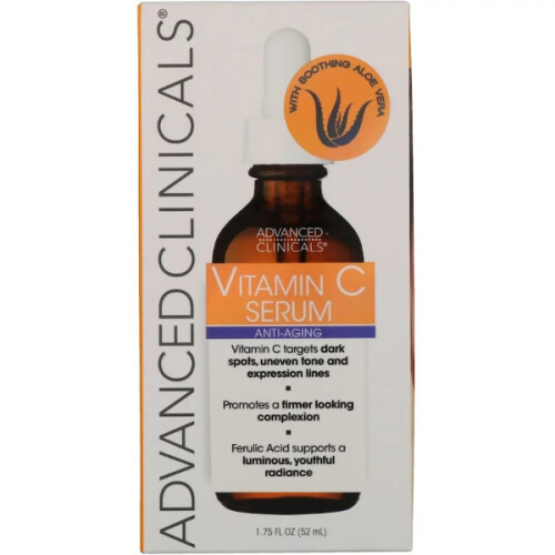 Advanced Clinicals, Serum Witaminy C, Anti-Aging, 1,75 fl oz (52 ml)