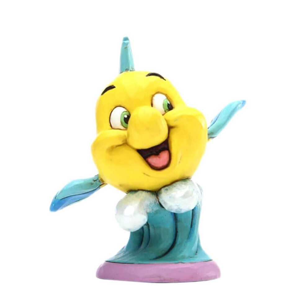 Disney Traditions Flounder 'Go Fish!' Figurine