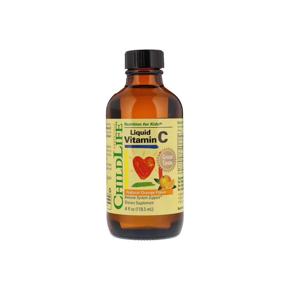 ChildLife, Essentials, Vitamin C, Natural Orange Flavor, 118.5 Ml