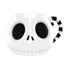 SCMG24973: The Nightmare Before Christmas Jack Skellington 3D Sculpted Mug - 370ml, Officially Licensed