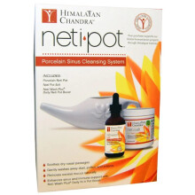 Himalayan Chandra, Neti-Pott, Porzellan-Sinus-Reinigungssystem, 3-Stück-Set