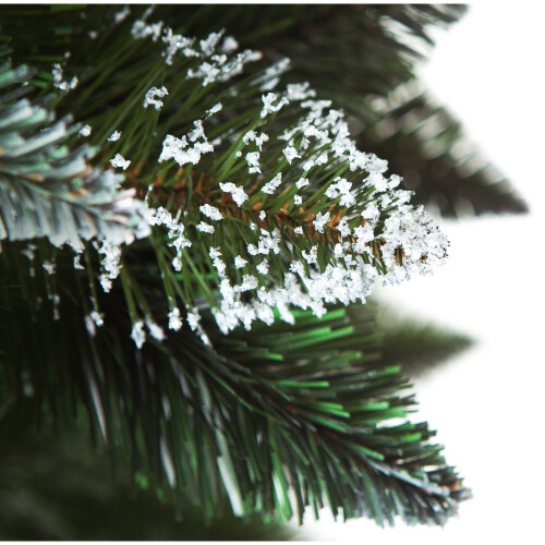 (Snow-covered Pine, 220 cm) DWA LUXURY TRADITIONAL CHRISTMAS TREE Bushy Branches 2