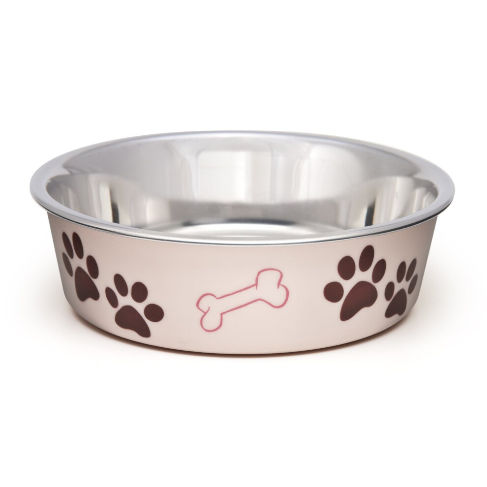 (X-Large) Bella Dog Bowl Papazzi Pink