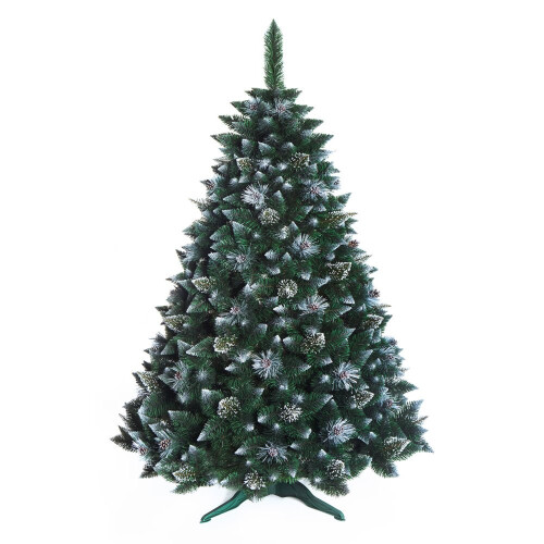 (Snow-covered Pine, 220 cm) DWA LUXURY TRADITIONAL CHRISTMAS TREE Bushy Branches