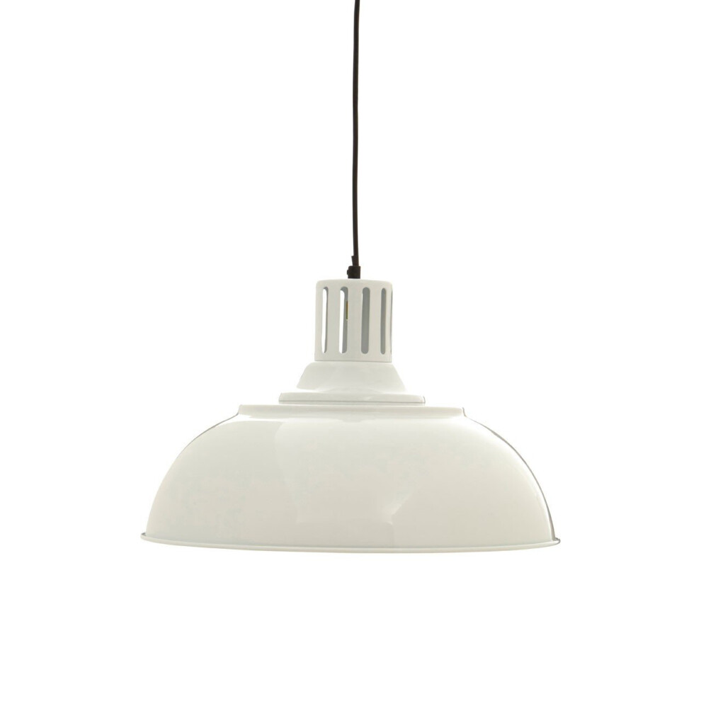Premier Housewares Brook Metal White Pendant Light