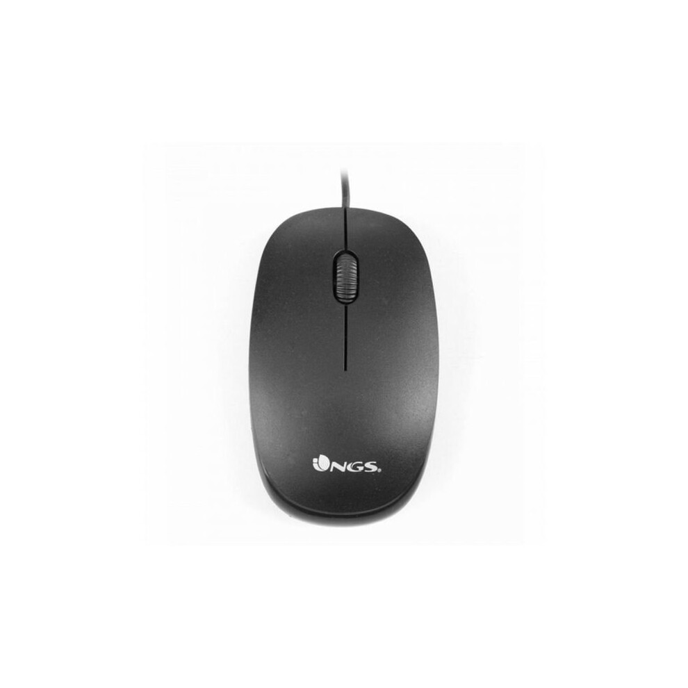 Optical Mouse Ngs Flame 1000 Dpi Black 8435430603965