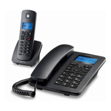 Telefone fixo Motorola C4201 Combo DECT (2 unid.) Preto