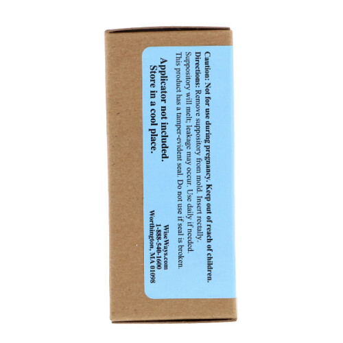 WiseWays Herbals, LLC, Witch Hazel Suppositories, 12 Pack, 2.5 ml Each 1