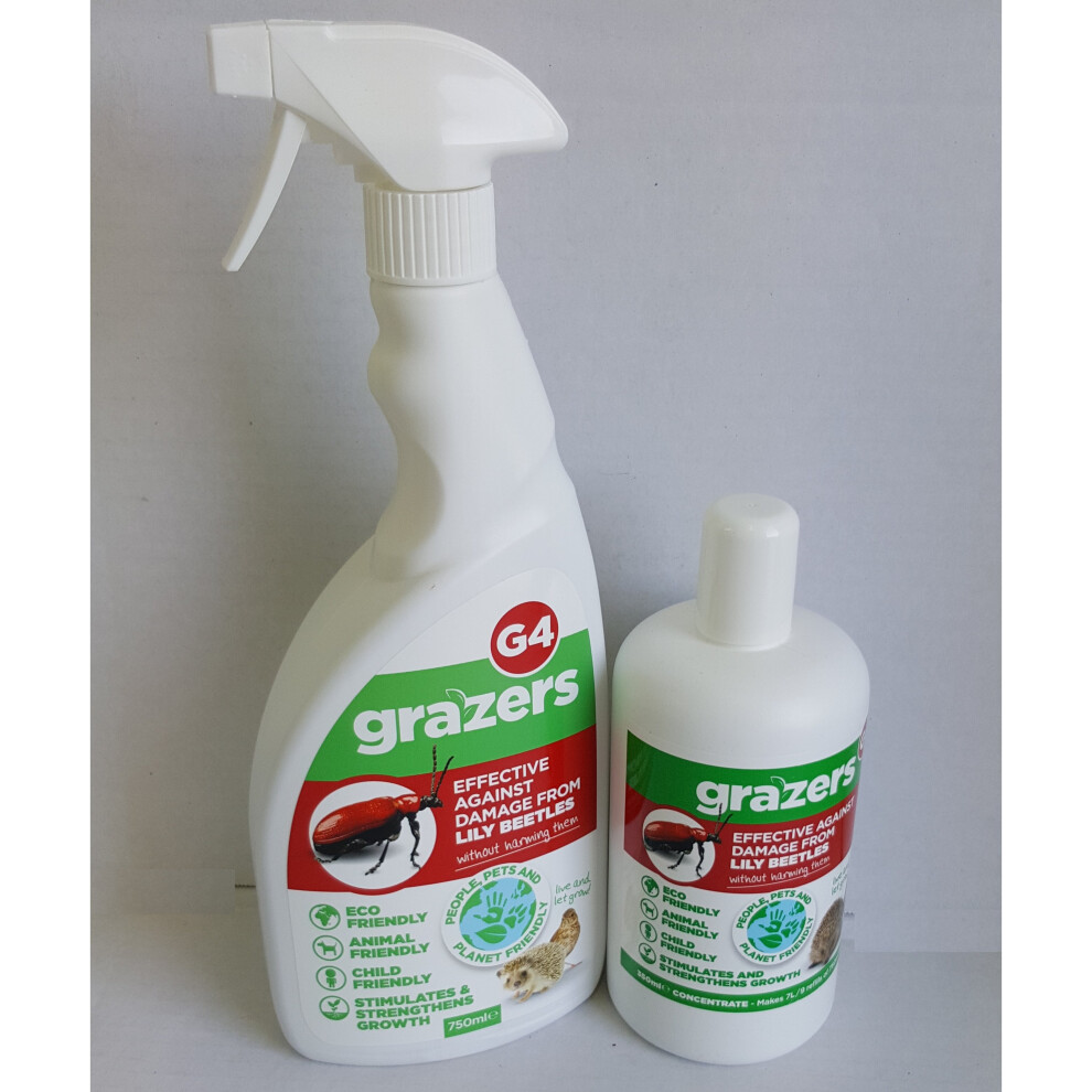 Green Gardener (Ready To Use Spray 750Ml) Grazers Lily Beetle White