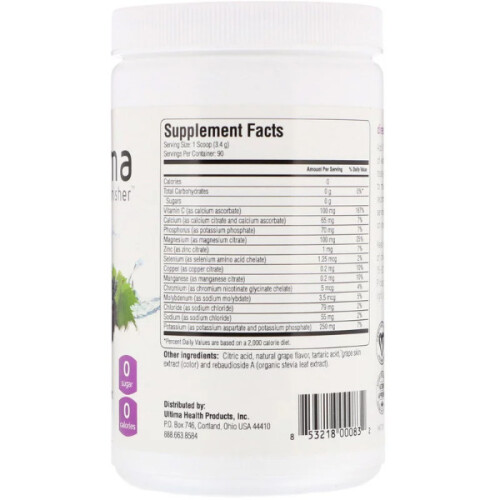 Ultima Replenisher, Electrolyte Mix, Grape, 10,8 oz (306 g) 1
