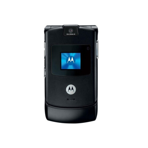Refurbished Motorola (Black) Motorola RAZR V3 Single Sim | 5.5MB | 5.5MB RAM