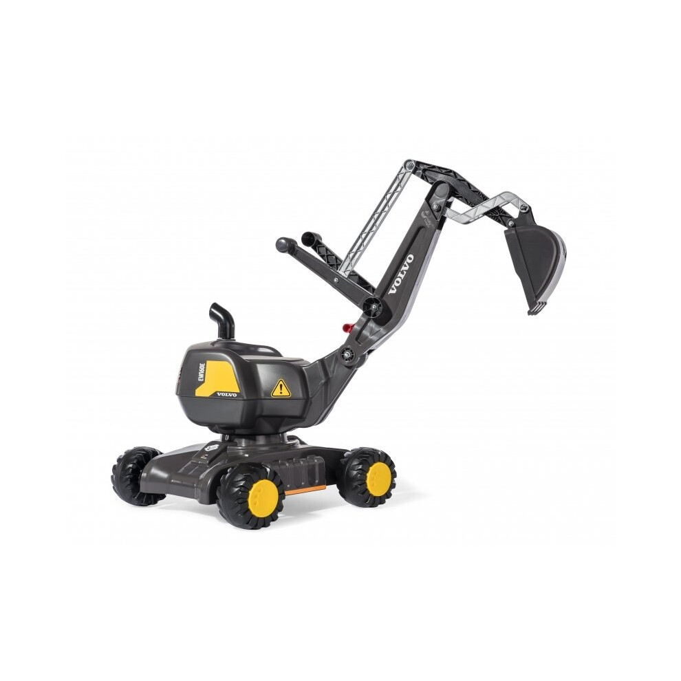 Rolly Toys Licensed Volvo Mobile 360 Degree Excavator Locking Arm and Four Stable Wheel Black Ages 3 Years+ 