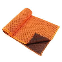 (Orange) Cooling Towel for Sports, Cool Fitness Towel suitable for Jogging, Running, Gym, Yoga or any sporting activity