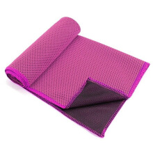 (Hot Pink) Cooling Towel for Sports, Cool Fitness Towel suitable for Jogging, Running, Gym, Yoga or any sporting activity