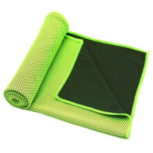 (Green) Cooling Towel for Sports, Cool Fitness Towel suitable for Jogging, Running, Gym, Yoga or any sporting activity