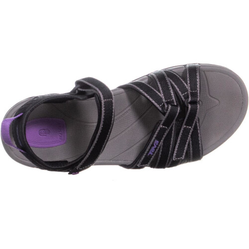 Teva Teva Tirra Velcro Sport Sandals, Black/Grey, 5 UK 1