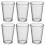 URBN Living (The Loop) 6x Drinking Cup Water Lemonade Glasses Tumbler Set 5