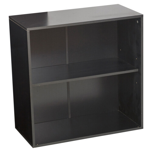 URBN Living (Black, With Black Door) 2-Tier Wooden Storage Cupboard 2