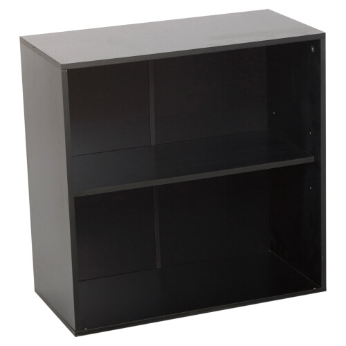 URBN Living (Black, With Black Door) 2-Tier Wooden Storage Cupboard 1
