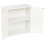 URBN Living (White, With White Door) 2-Tier Wooden Storage Cupboard 2