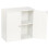 URBN Living (White, With White Door) 2-Tier Wooden Storage Cupboard 3