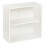 URBN Living (White, Without Door) 2-Tier Wooden Storage Cupboard 1