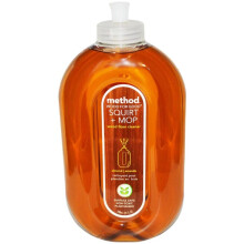 Method, Squirt + Mop, Trægulv rengøringsmiddel, Mandler, 25 fl oz (739 ml)
