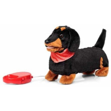 Animigos Scampering Sausage Dog Animated Soft Toy - Remote-Controlled Walking Dachshund with Bark (Code 35988) - Board Game