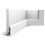 Orac Decor SX183-RAL9003 AXXENT CASCADE Skirting already painted white 2 m 1