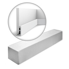 Orac Decor SX157-RAL9003-box AXXENT SQUARE Skirtings 1 Box 39 mouldings | 78 m