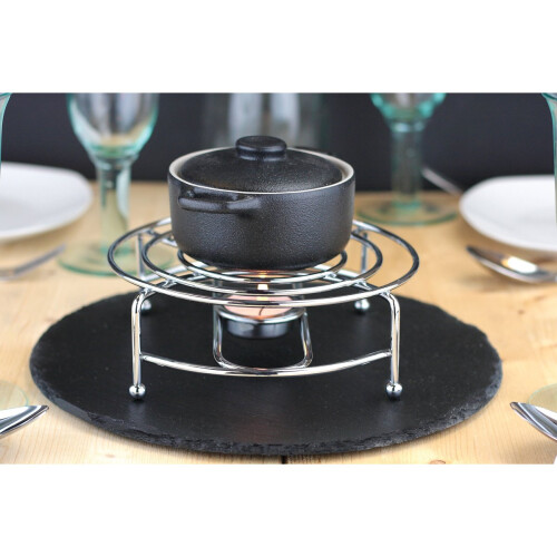 Apollo Chrome Single Food Warmer 2