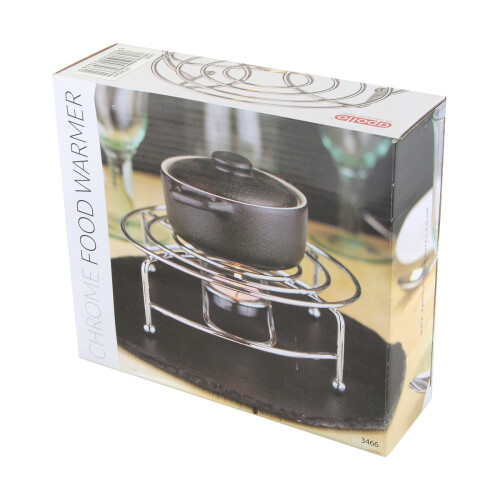 Apollo Chrome Single Food Warmer 1