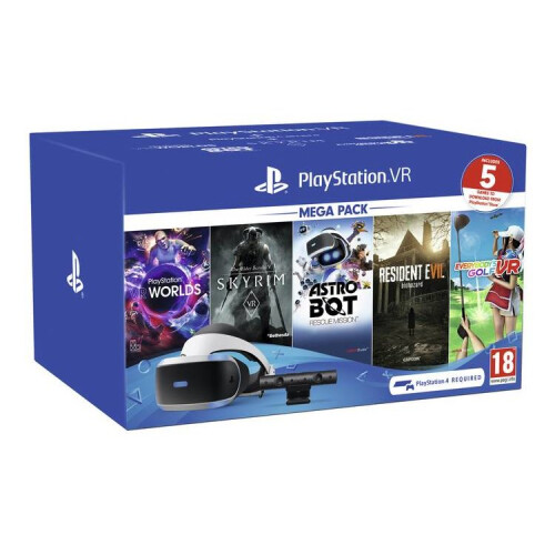 Refurbished Playstation PlayStation VR + Camera + 5 Games Megapack 2019