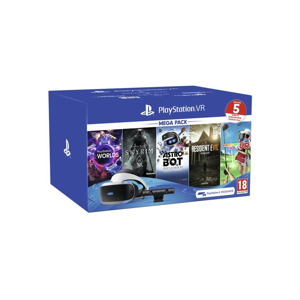 PlayStation VR + Camera + 5 Games Megapack 2019