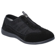 (7 UK, Black) Fleet & Foster Womens/Ladies Mombassa Comfort Shoe