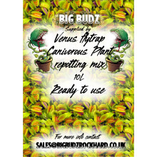 BIG BUDZ ROCK HARD Venus Flytrap Soil Mix 10L - Peat & Perlite Carnivorous Plant Compost