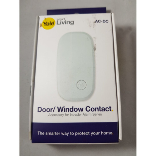 Yale Yale Smart Living AC-DC Sync Door/Window Contact (White) - Wireless 200m Range, Easy Setup, Secure Encryption